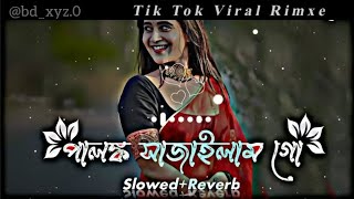 পালঙ্কসাজাইলামগো 🎧 HD sound  Viral Remix  Tiktok Song  song [upl. by Ellenahs]