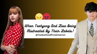 When Taehyung and Lisa Being Mistreated by their Labels Taelice Lisa taehyung [upl. by Arahas]