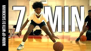 7 Minute Ball Handling Warm up  with DJ Sackmann [upl. by Waldon]