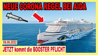 AIDA führt NEUE Corona Regel ein 🔴 BOOSTER PFLICHT kommt  Breaking News 🛳 [upl. by Lettig]