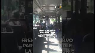 Paró el colectivo para acomodarle la corbata a un pequeño abanderado ❤️ [upl. by Erskine]