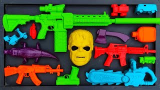 Membersihkan Nerf Ak47 Assault Rifle Shotgun Sniper Rifle Glock Pistol M16 Nerf gun Eps 122 [upl. by Penthea]