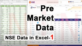 Pre Market Data  Pre market analysis  Nse Data in Excel  Tamil NiftyTimesNow​ [upl. by Lubeck]