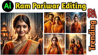 Instagram trending Sita Devi Ai Photo Editing in 1 click  Ram Pariwar Ai Editing [upl. by Iznik55]