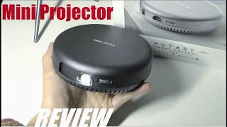 REVIEW ViewComm iSpace2 Smart Mini DLP Pocket Projector w Bluetooth Speaker [upl. by Litnahs657]