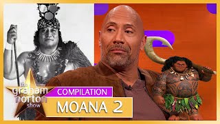 Maui Is LITERALLY The Rocks Grandfather  Moana 2  The Graham Norton Show [upl. by Timotheus]