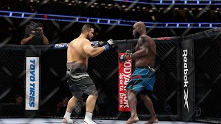 UFC 271  Derrick Lewis vs Tai Tuivasa  UFC Heavyweight Bout 2122022 Full Match  UFC 4 [upl. by Karsten971]