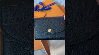 Rosalie Coin Purse Monogram Empreinte Leather in Black  Louis Vuitton Waikiki Unboxing [upl. by Nehr]