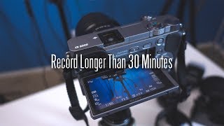 Sony a6000 Video Tutorial Hack How to Record Longer than 30 Minutes Record Limit [upl. by Tecu89]