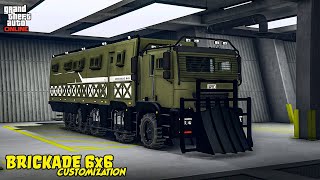 GTA 5  MTL BRICKADE 6x6 CUSTOMIZATION [upl. by Susana242]