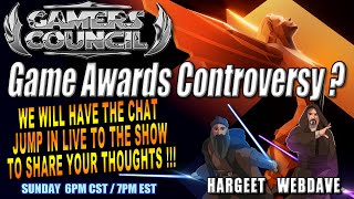 Game Awards Controversy THE CHAT WILL BE SHARING THEIR OPINIONS LIVE [upl. by Linad]