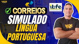 CONCURSO CORREIOS  SIMULADO  LÍNGUA PORTUGUESA  15 QUESTÕES  BANCA IBFC [upl. by Annahsor293]