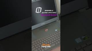 삼성 오디세이Z 게이밍 노트북 윈도우11 환경에서 3번의 부팅속도  Samsung Odyssey Z Gaming Laptop Boot Speed Shorts [upl. by Atihcnoc]