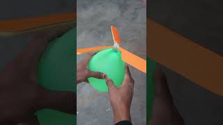 How to make flying balloon helicaptor [upl. by Brooking]