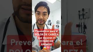 Preventivos para el dolor de cabeza que mejoran el estado de ánimo 😱🧠 [upl. by Jaymie892]