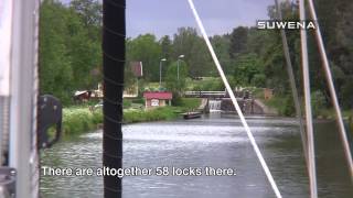 The Göta Canal by Sailboat Suwena [upl. by Yellhsa]