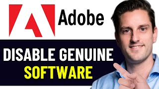 HOW TO DISABLE ADOBE GENUINE SOFTWARE INTEGRITY SERVICE 2024 FULL GUIDE [upl. by Pegasus523]