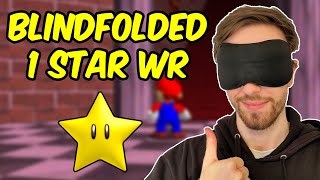 Blindfolded Super Mario 64  1 Star by Bubzia 1449 Former WR [upl. by Arbrab481]