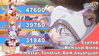 Memorial Arena  SSS Rimestar  SSS Tonatiuh  Dark Jixuanyuan Honkai Impact 3 SEA [upl. by Otreblig18]