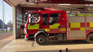 Rawdon Fire Station in Leeds 999 turn out December 2019 [upl. by Hunsinger139]