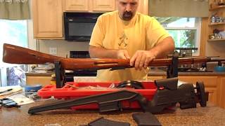 mosin nagant project part 1 shortening the barrel and facing the muzzle [upl. by Yelime719]