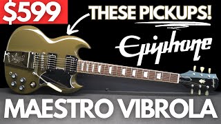 Epiphone SG Standard Maestro Vibrola FULL DEMO [upl. by Gwyneth888]