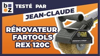 Rénovateur extérieur à brosse 1300 W  REX 120C FARTOOLS  Test et Avis [upl. by Shem]