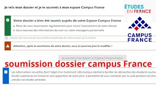 Comment soumettre son dossier campus France facilement quelques détails à vérifier [upl. by Adnawyt]