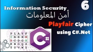 play fair cipher encryption amp decryption using CNet خوارزمية بلي فير [upl. by Lawrence]