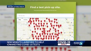 New website helps Iowans find COVID19 testing locations [upl. by Parrisch]