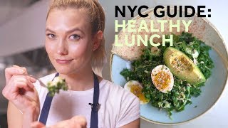 The Best Healthy Lunch in NYC  Karlie Kloss [upl. by Idnib]