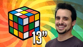 RESOLVENDO CUBO MÁGICO EM 13 SEGUNDOS TUTORIAL [upl. by Hesoj]