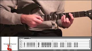 Blink 182  Cacophony part 2 best guitar lessons tabs INTRO RIFF VERSE CHORUS INTERLUDE BRIDGE [upl. by Ramses966]