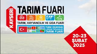 KAYSERİ TARIM FUARI 2025  Atlas Fuarcılık [upl. by Ressay]