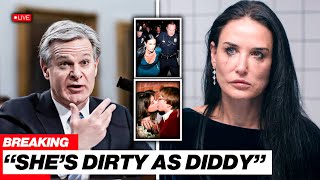 FBI Lists Demi Moore as Key Abuser After Diddy at Diddys Party [upl. by Reffotsirhc697]