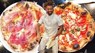 Dancing Pizza Chef Makes 3 NEAPOLITAN PIZZA in 3 Minutes [upl. by Ponce]