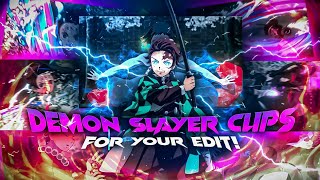 Demon Slayer Clips For Your Edit  Free To Use [upl. by Eladroc]