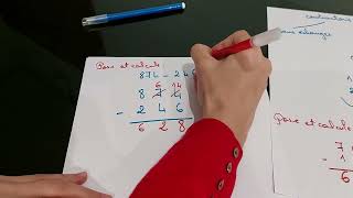 Maths  soustractions posées avec échanges  leçon astuces [upl. by Atiekram200]