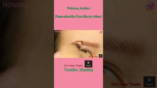 eyebrows at home eyebrows makeup beautiful brows eyebrow brow eyebrowpencil [upl. by Coray667]