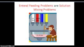 Enteral feeding problems are solution mixing problems [upl. by Aanas638]