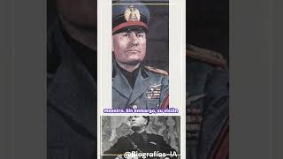 Benito Mussolini El ascenso y caída del dictador fascista Historia BenitoMussolini Fascismo [upl. by Emmaline]