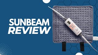 Review Sunbeam Wrapping Heating Pad for Fast Pain Relief Small XpressHeat 6 Heat Settings [upl. by Nikita]