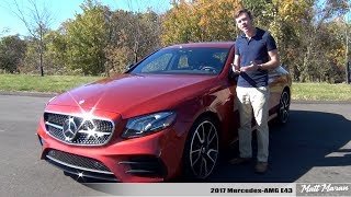 Review 2017 MercedesAMG E 43 Sedan [upl. by Alyhs]