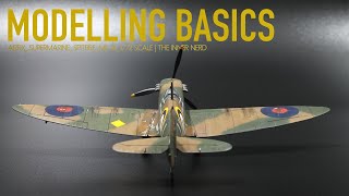 Model Making for Beginners  Airfix Spitfire MkI 172  The Inner Nerd [upl. by Yesdnik]