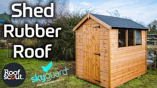 Shed Rubber Roof Kit  What is Skyguard EPDM [upl. by Nellie82]