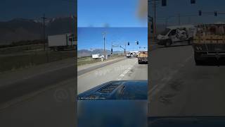 Red light runner crashes into Blind Dog van in Minden Nevada [upl. by Eniad]