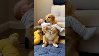 Dog behave like a mother 🤣🤣 funny comedy shorts [upl. by Enailuj345]