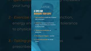 5 Tips Tor Managing Your COPD  Chronic Obstructive Pulmonary Disease [upl. by Katine]