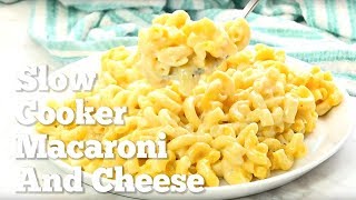 How to make Slow Cooker Macaroni and Cheese [upl. by Opaline]