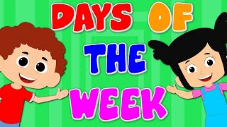 Days of the Week  Learn Week Days for Kids  Sunday Monday Tuesday Learntogrow2407 [upl. by Airdni]